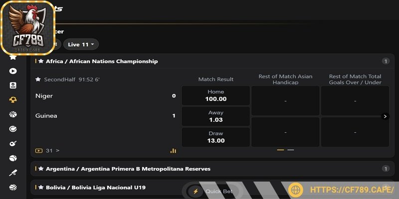 Sử dụng tính năng thống kê và dự đoán của CF789